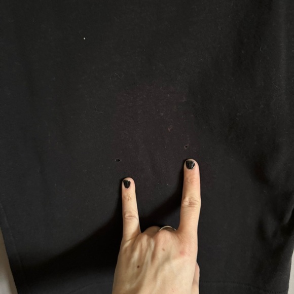 Vintage Y2K House of Blues Chicago Bejeweled Heart Shape Flame Baby Tee Size XL - Picture 5 of 5